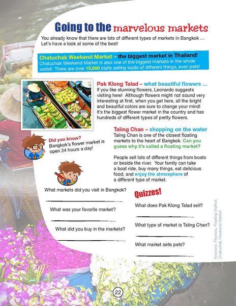 FlyingKids® book Kids' Travel Guide - Bangkok