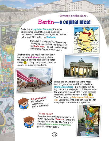 FlyingKids book Kids' Travel Guide - Germany