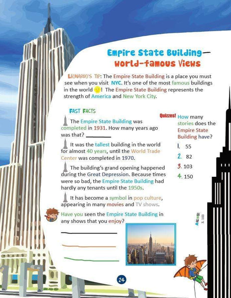 FlyingKids book Kids' Travel Guide - New York City
