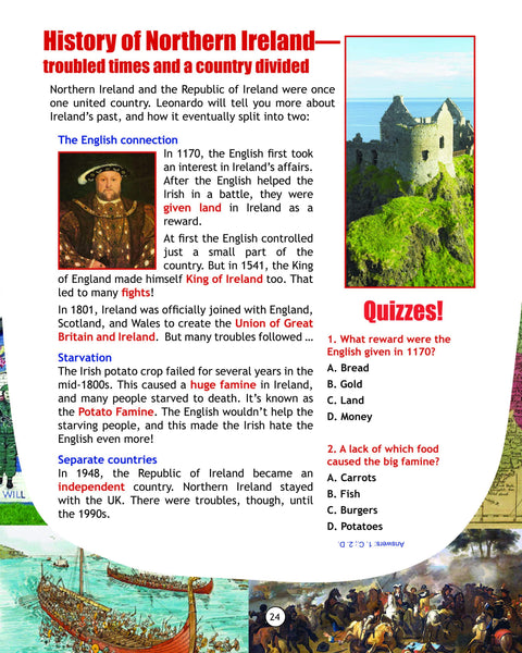 FlyingKids book Kids' Travel Guide - UK & London