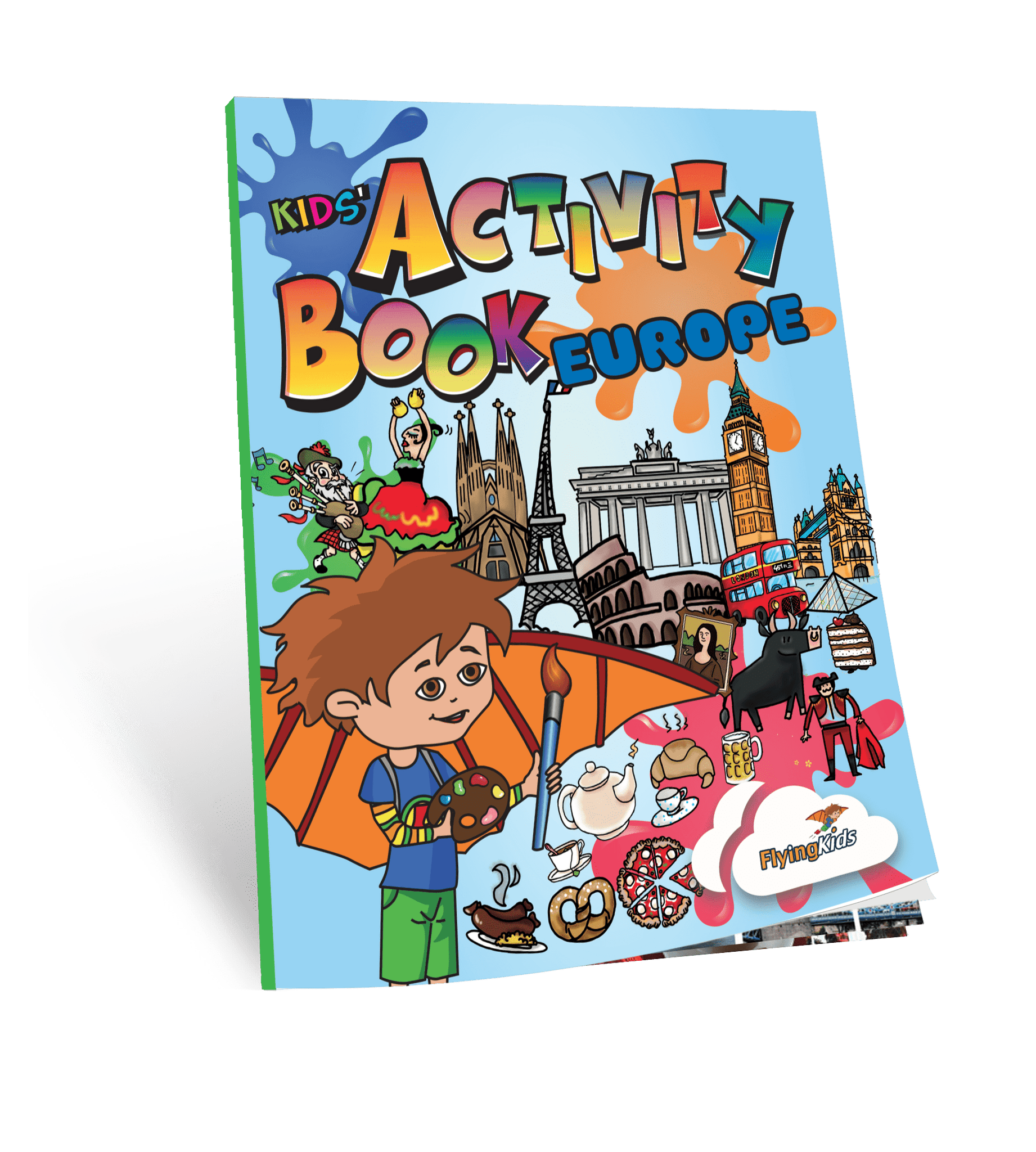 FlyingKids® book Kids' Activity Book - Europe