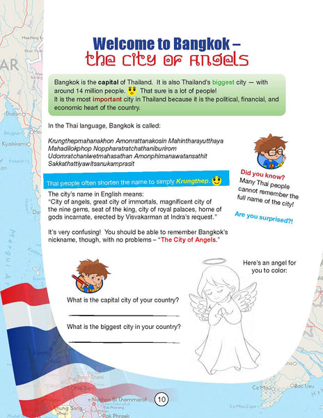 FlyingKids® book Kids' Travel Guide - Bangkok