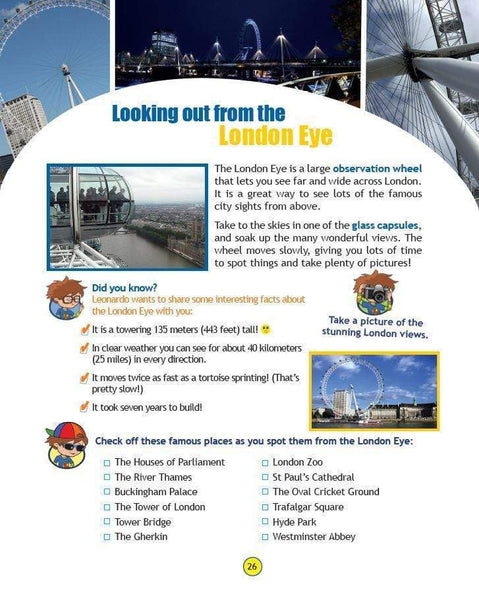 FlyingKids book Kids' Travel Guide - London