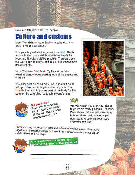 FlyingKids book Kids' Travel Guide - Thailand & Bangkok