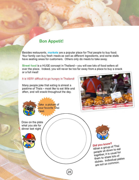 FlyingKids book Kids' Travel Guide - Thailand