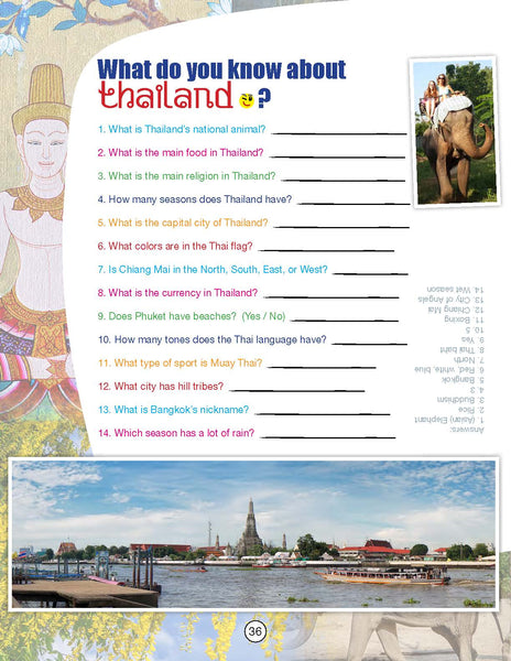 FlyingKids book Kids' Travel Guide - Thailand